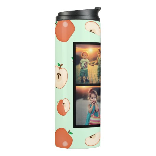 家族で写真を撮るサマーリンゴを作成 タンブラー (回転左)