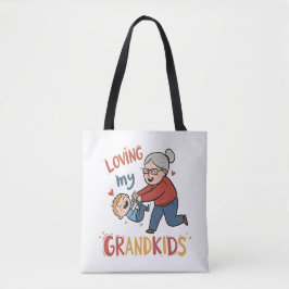 家族で喜びを感じる心の温もり トートバッグ