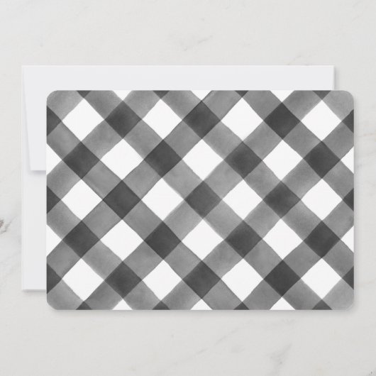 家族で撮影したクリスマスフォトカード 招待状 (裏面)