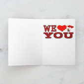 家族で楽しいクリスマス シーズンカード (内部)