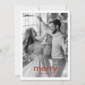 家族で楽しむクリスマスカード 招待状 (正面)