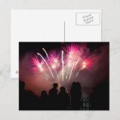 家族で楽しめる花火 ポストカード (正面/裏面)