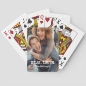 家族で私たちを取り扱う写真カスタム文字 トランプ (裏面)