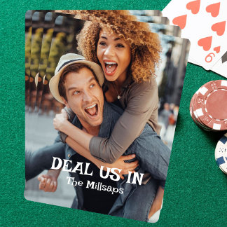 家族で私たちを取り扱う写真カスタム文字 トランプ