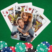 家族で私たちを取り扱う写真カスタム文字 トランプ