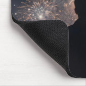 家族で花火鑑賞 マウスパッド (コーナー)