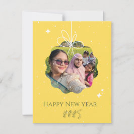 家族で迎える幸せな2025年おめでとう シーズンカード