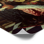 家族で音楽を作る ポスター (角)