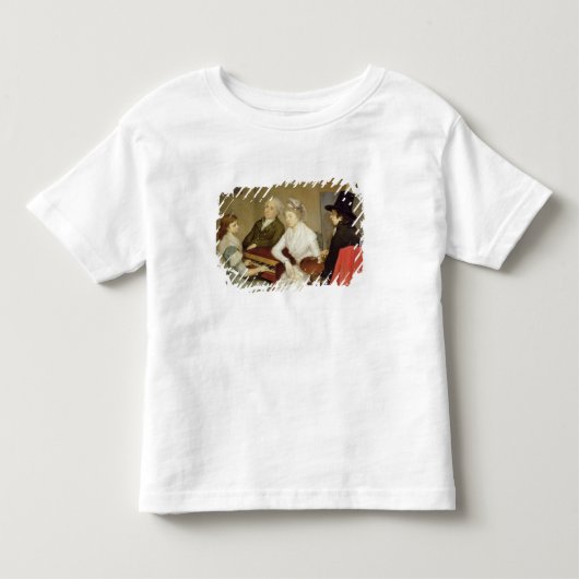 家族との自画像 トドラーTシャツ (正面)
