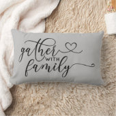 家族と一緒にファームハウスに集まろう ランバークッション (ブランケット)