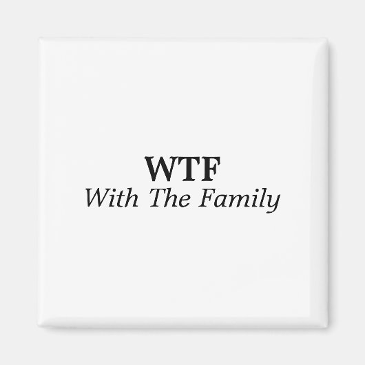 家族と一緒に マグネット (正面)