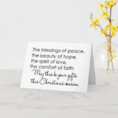 家族と友人に対する素晴らしい願い カード (黄色い花)