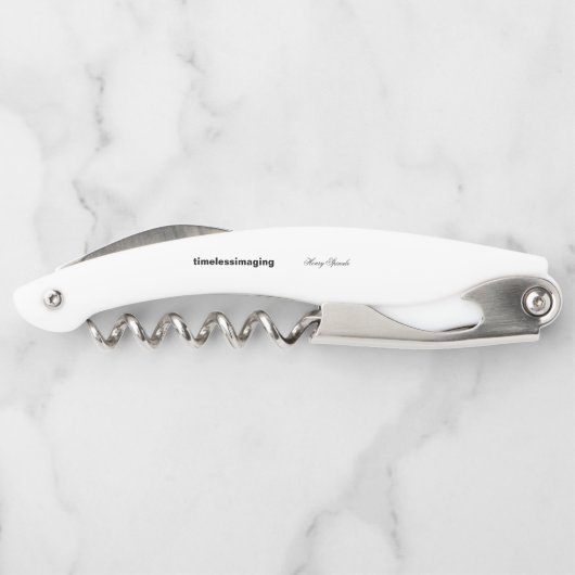 家族と友人のお祝いワインオープナー ソムリエナイフ (裏面)