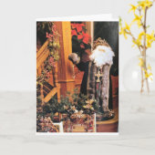 ****家族と友人のクリスマスウィッシュのための時間*** カード (黄色い花)