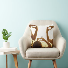 家族と友人の写真 クッション