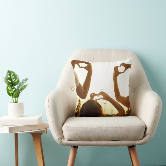 家族と友人の写真 クッション (椅子)