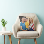 家族と友人の写真 クッション (椅子)