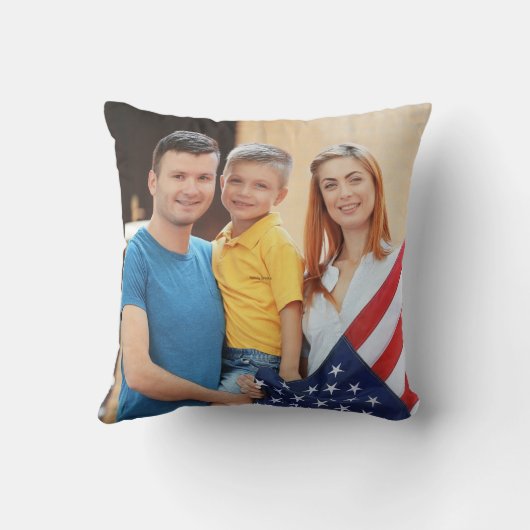 家族と友人の写真 クッション (裏面)
