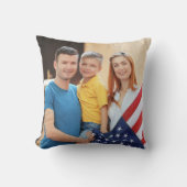 家族と友人の写真 クッション (正面)