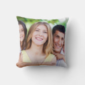 家族と友人の写真 クッション (正面)