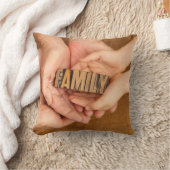 家族と友人の写真 クッション (ブランケット)