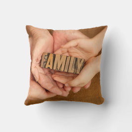 家族と友人の写真 クッション