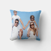家族と友人の写真 クッション (正面)