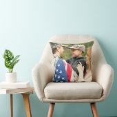 家族と友人の写真 クッション (椅子)