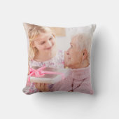 家族と友人の写真 クッション (正面)