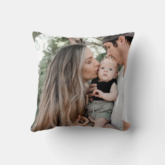 家族と友人の写真 クッション (裏面)