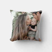 家族と友人の写真 クッション (正面)