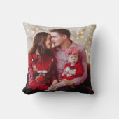 家族と友人の写真 クッション (正面)