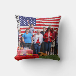 家族と友人の写真 クッション