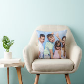 家族と友人の写真 クッション (椅子)