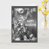 **家族と友人を愛**メリークリスマス カード (黄色い花)