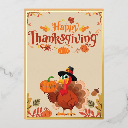 家族と友人フェスティバルシーズン恵みシーズン 箔シーズンカード (正面)