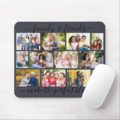 家族と友人引用文12フォトコラージュ石板 マウスパッド (マウス)