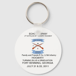 家族と友人E Co. 2/58歩兵キーチェーン キーホルダー