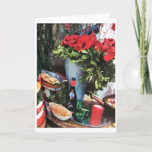 家族と友祝達への時間"クリスマス" カード (正面)