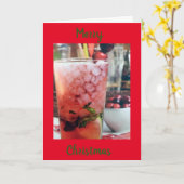 家族と友祝達への時間"クリスマス" カード (黄色い花)