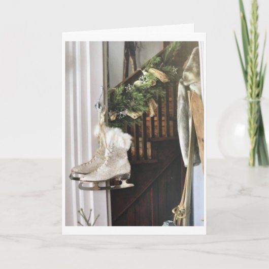 家族と友祝達への時間"クリスマス" カード (正面)