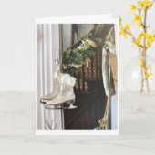 家族と友祝達への時間"クリスマス" カード (黄色い花)