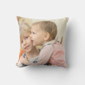 家族と友達の写真 クッション (正面)