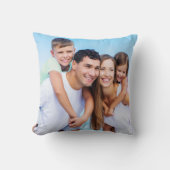家族と友達の写真 クッション (正面)