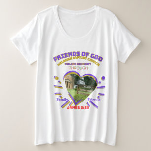 家族と友達Tシャツ プラスサイズTシャツ