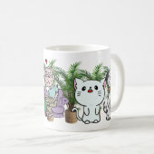 家族と毛皮の友人 コーヒーマグカップ (正面右)