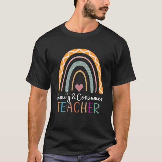 家族と消費者科学Facs先生ホームEc T Tシャツ (正面)