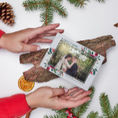 家族と結婚したメリークリスマス シーズンカード