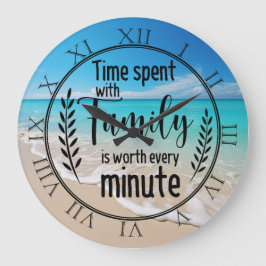 家族と過ごす時間 ラージ壁時計