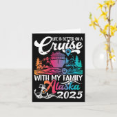 家族にぴったりなアラスカクルーズ旅行 ファミリーバケーション - カード (黄色い花)